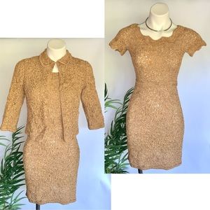 v i n t a g e :: Unique Eclectic Groovy 2Pc Mini Dress Bolero Jacket